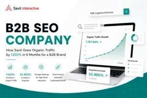 B2B SEO company helping grow organic traffic with SEO analytics